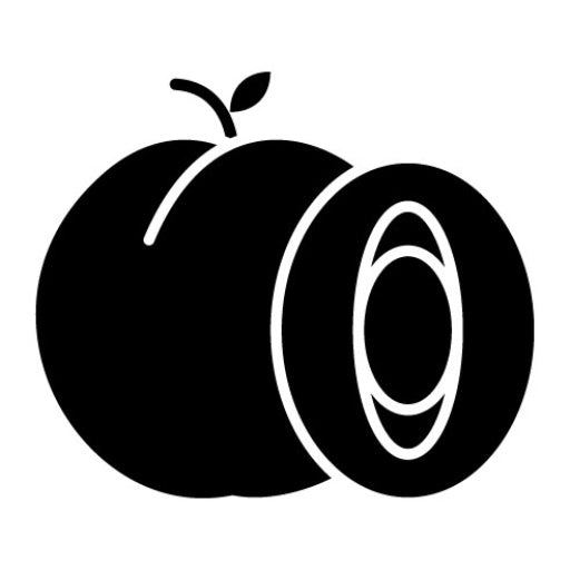 Plum Glyph Icon