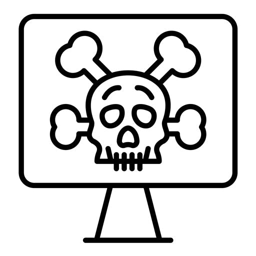 Computer Hacked Icon