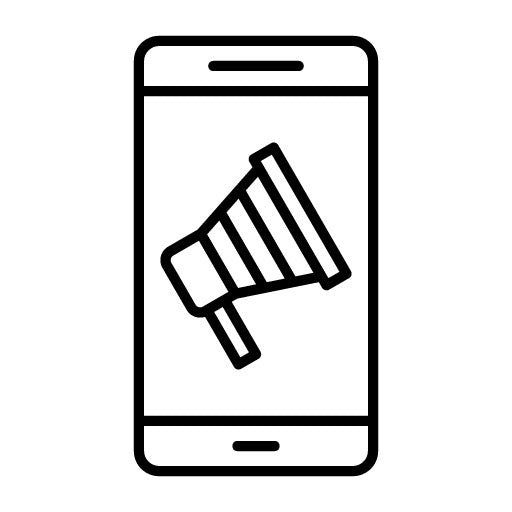 Mobile Advertising Icon