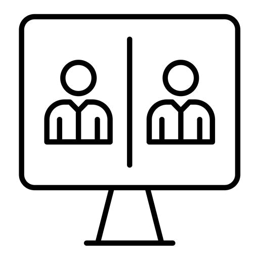 Video Conference Icon | Networking and Data Sharing