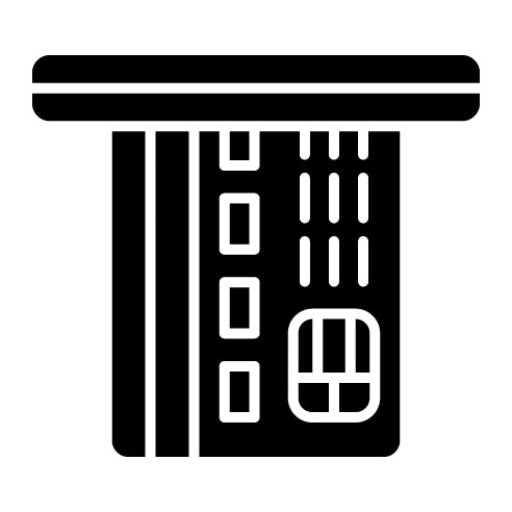 Bank Security Glyph Icon