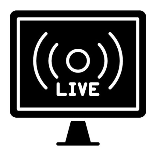 Broadcasting Glyph Icon