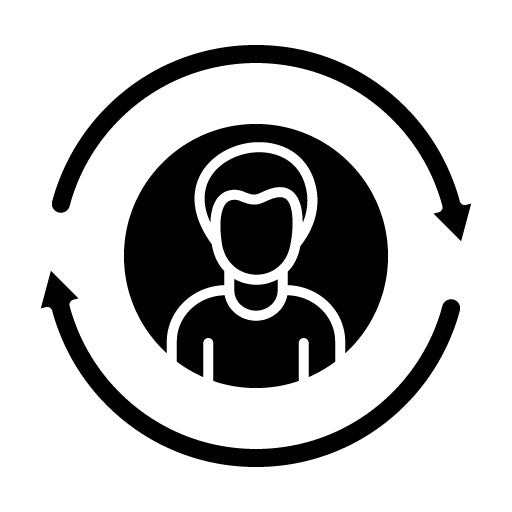 Returning Visitor Glyph Icon