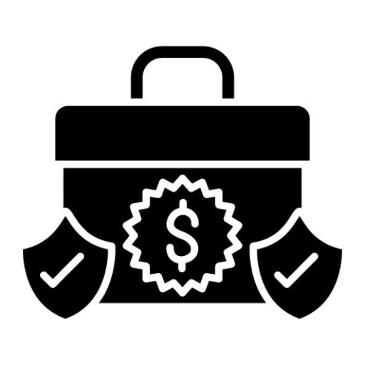 Business Protection Glyph Icon