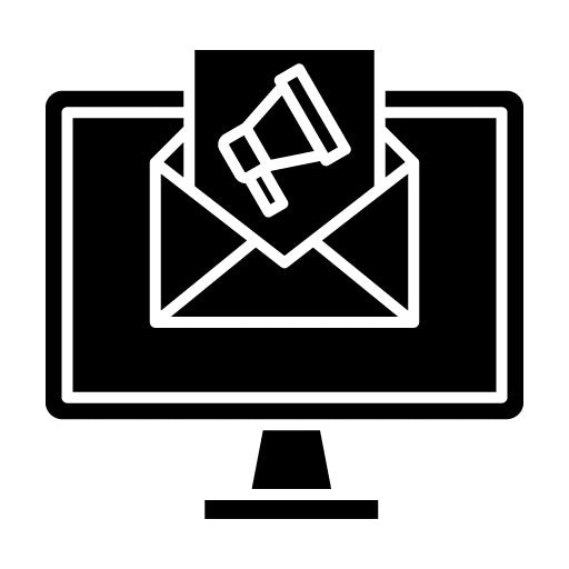 Advertising Message Glyph Icon