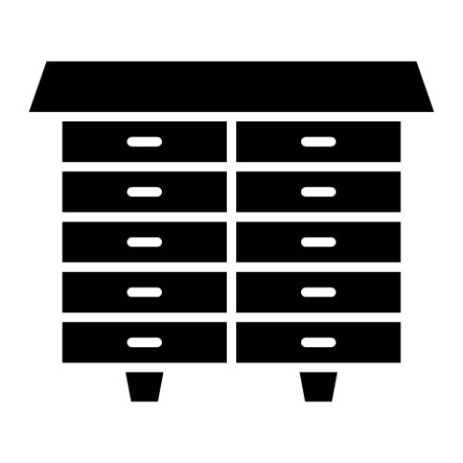 Drawers Glyph Icon