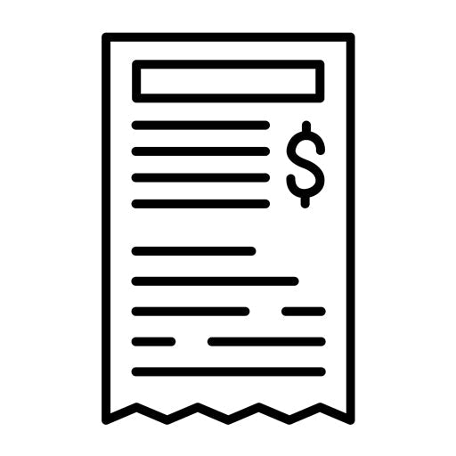 Receipt Icon | Business and Finance
