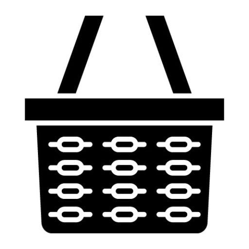 Basket Glyph Icon | Shopping Friday