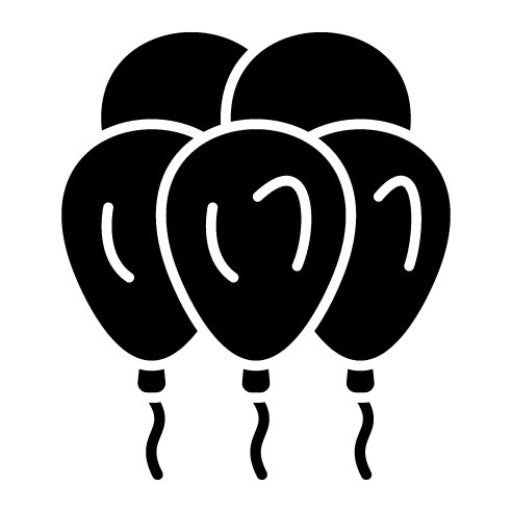 Ballons Glyph Icon
