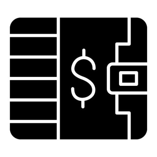 Wallet Glyph Icon | Shopping Friday