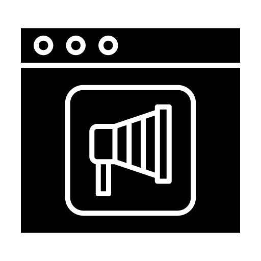 Promote Website Glyph Icon