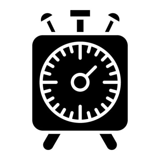 Stopwatch Glyph Icon | Shopping Friday