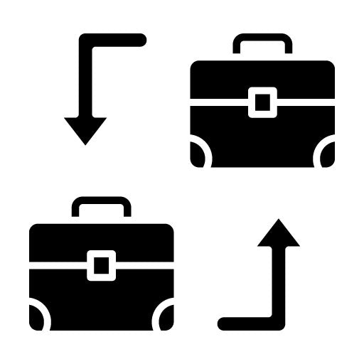 B2B Marketing Glyph Icon