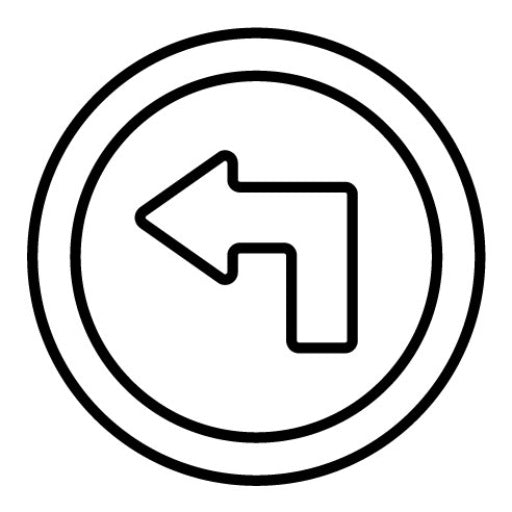 Turn Left Icon