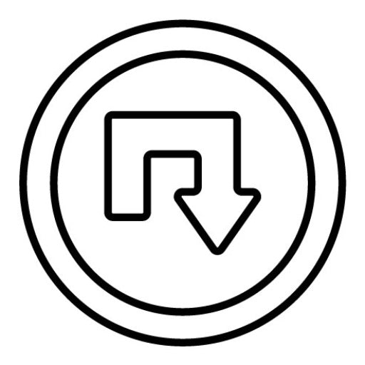 U Turn Icon