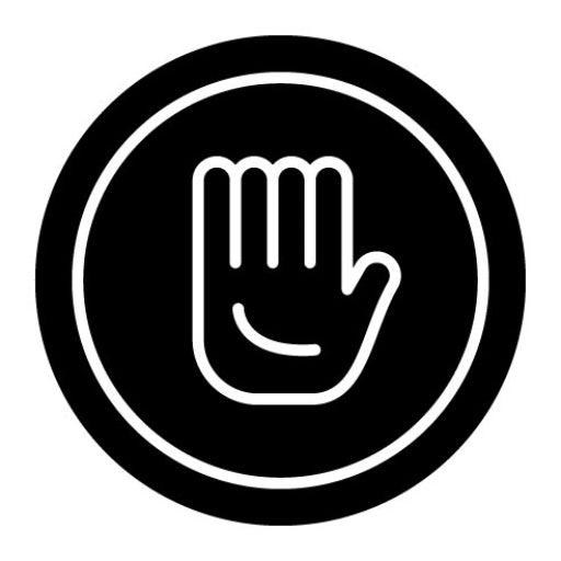 Stop Sign Glyph Icon | Road Signs