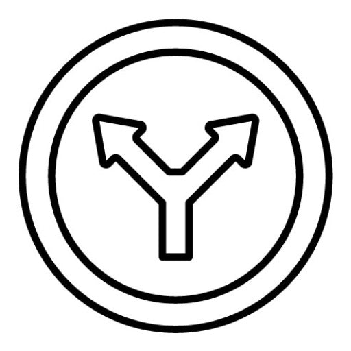 Y Intersection Icon