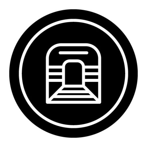 Tunnel Glyph Icon | Road Signs
