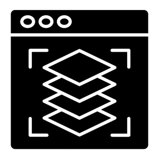 Depth Perception Glyph Icon | Virtual Reality