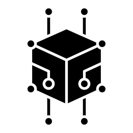 Cube Glyph Icon | Virtual Reality