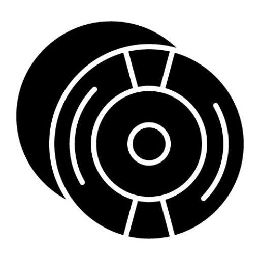 Compact Disk Glyph Icon | Virtual Reality