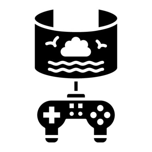 Vr Gaming Glyph Icon