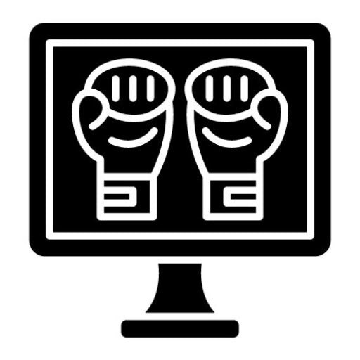 Boxing Glyph Icon | Virtual Reality