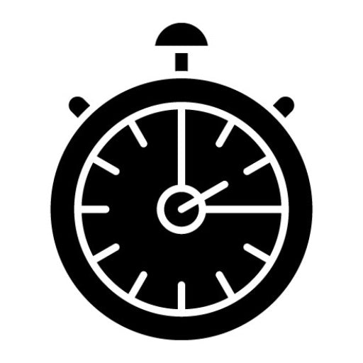 Stopwatch Glyph Icon | Athletics