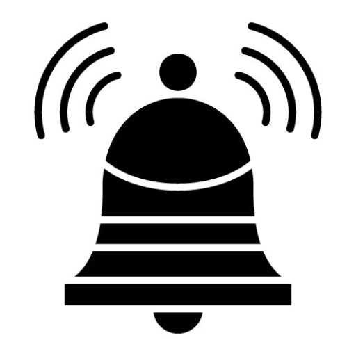 Alarm Bell Glyph Icon