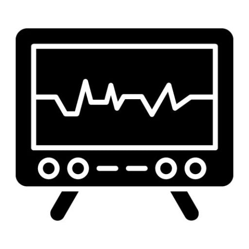 Cardiogram Glyph Icon | Emergency Services