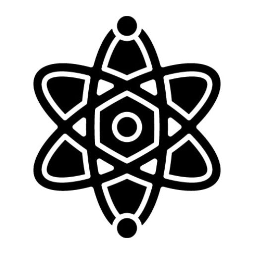 Atom Glyph Icon | Physics