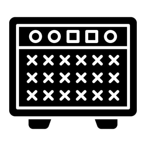Amplifier Glyph Icon | Physics