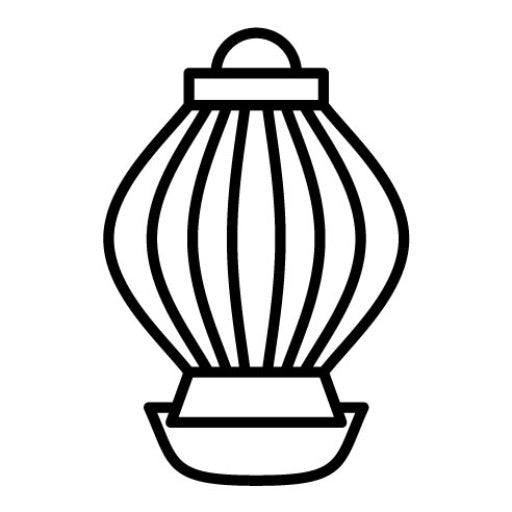Red Paper Lantern Icon