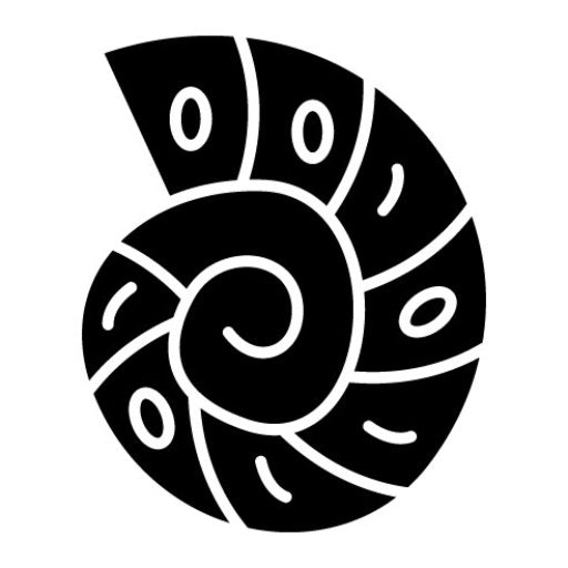 Spiral Shell Glyph Icon