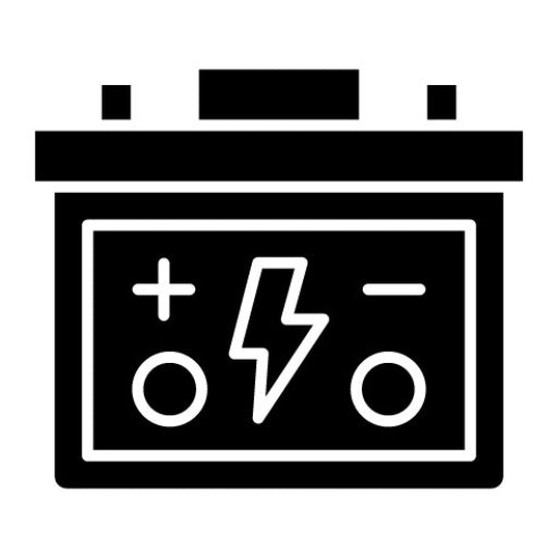 Battery Glyph Icon | Taxi Service