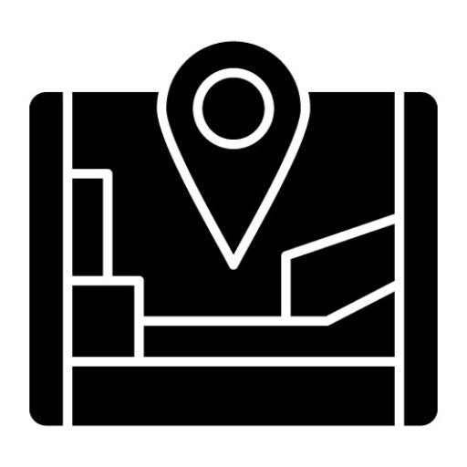 GPS Glyph Icon | Taxi Service