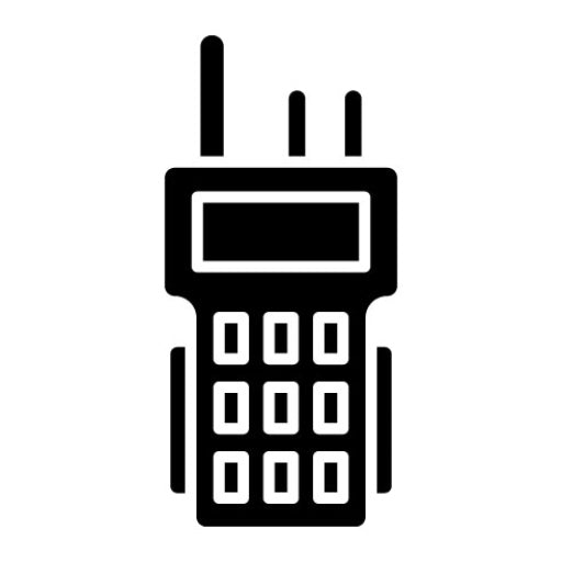 Walkie Talkie Glyph Icon | Taxi Service