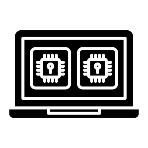 Laptop Glyph Icon