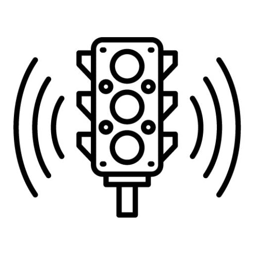 Smart Traffic Light Icon