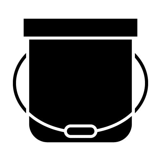 Bucket Glyph Icon
