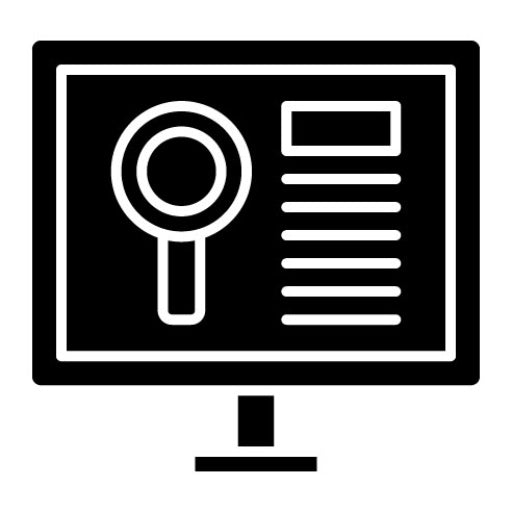 Data Analysis Glyph Icon | Artificial Intelligence