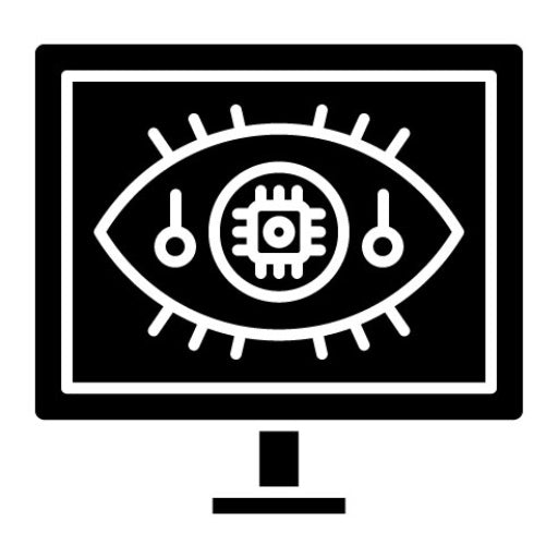 Computer Vision Glyph Icon