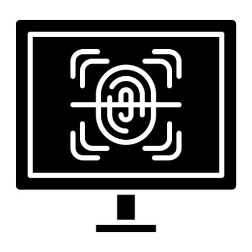 Biometrics Glyph Icon