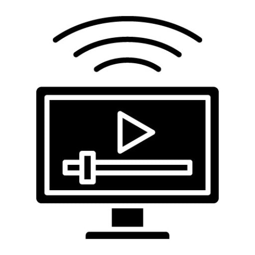 Smart Media Glyph Icon