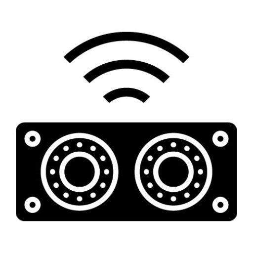 Smart Music Glyph Icon