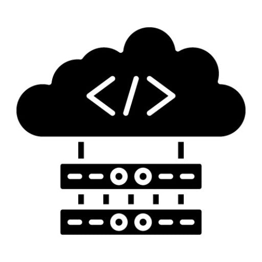 Software Defined Networking Glyph Icon
