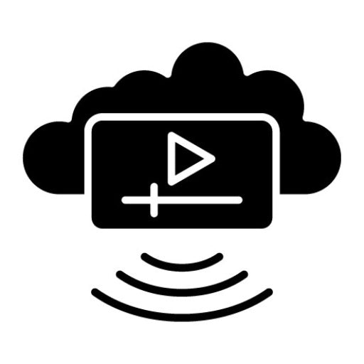 Streaming Glyph Icon | Internet of Things