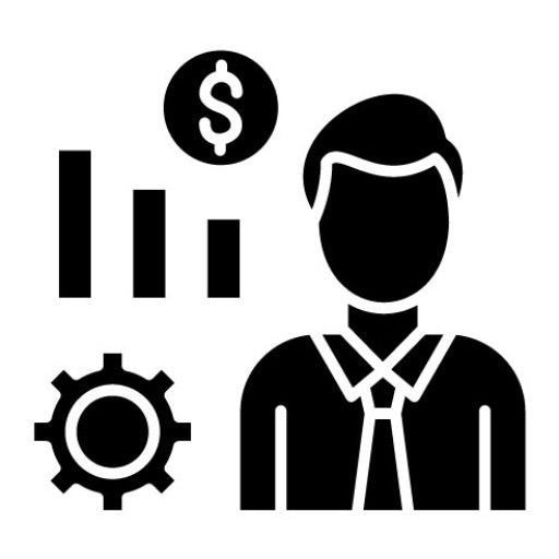Trader Glyph Icon