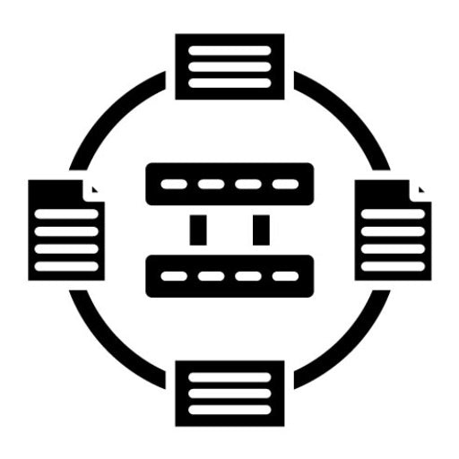 Variety Glyph Icon | Big Data