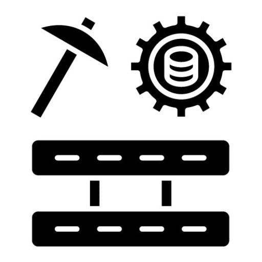 Data Mining Glyph Icon | Big Data